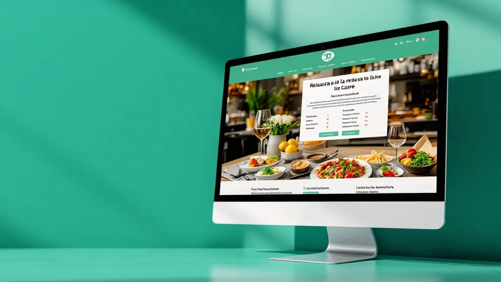 Site vitrine d'un restaurant avec sa carte et la réservation en ligne
